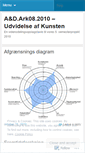 Mobile Screenshot of kunsten2010.wordpress.com