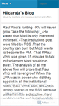 Mobile Screenshot of hildaraja.wordpress.com