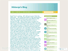 Tablet Screenshot of hildaraja.wordpress.com