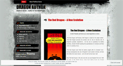 Desktop Screenshot of dragonauthor.wordpress.com