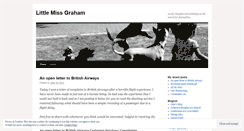 Desktop Screenshot of littlemissgraham.wordpress.com