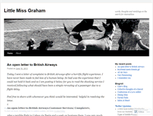 Tablet Screenshot of littlemissgraham.wordpress.com