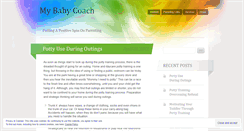 Desktop Screenshot of mybabycoach.wordpress.com