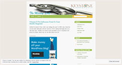 Desktop Screenshot of keystonechiropractic.wordpress.com