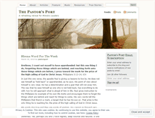 Tablet Screenshot of pastorsport.wordpress.com