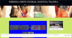 Desktop Screenshot of errekaortu.wordpress.com