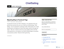 Tablet Screenshot of chiefsailing.wordpress.com