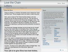 Tablet Screenshot of chainmail.wordpress.com