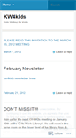 Mobile Screenshot of kw4kids.wordpress.com