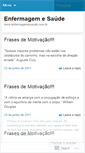 Mobile Screenshot of enfermagemesaude.wordpress.com