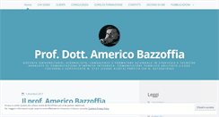 Desktop Screenshot of americobazzoffia.wordpress.com