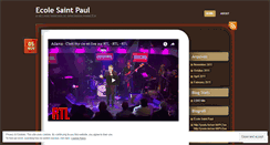 Desktop Screenshot of ecolesaintpaul.wordpress.com