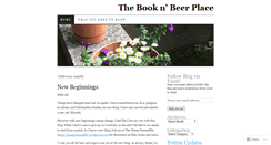 Desktop Screenshot of annahsbooknbeer.wordpress.com