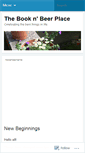 Mobile Screenshot of annahsbooknbeer.wordpress.com