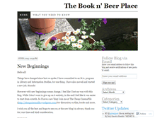 Tablet Screenshot of annahsbooknbeer.wordpress.com