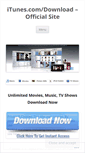 Mobile Screenshot of itunescomdownload.wordpress.com