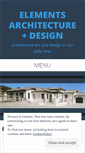 Mobile Screenshot of elementsarchanddesign.wordpress.com