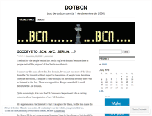 Tablet Screenshot of dotbcn.wordpress.com