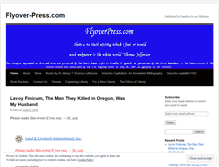 Tablet Screenshot of flyoverpress.wordpress.com