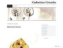 Tablet Screenshot of cadmiumcrumbs.wordpress.com