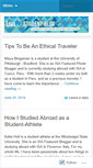 Mobile Screenshot of isastudentblog.wordpress.com