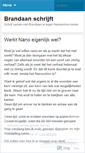 Mobile Screenshot of brandaanschrijft.wordpress.com