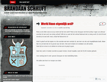 Tablet Screenshot of brandaanschrijft.wordpress.com