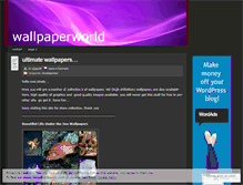 Tablet Screenshot of ewallpaperworld.wordpress.com