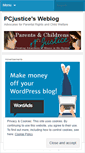 Mobile Screenshot of pcjustice.wordpress.com