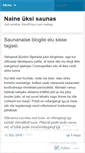 Mobile Screenshot of nainesaunas.wordpress.com
