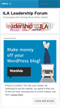 Mobile Screenshot of ilaleadership.wordpress.com