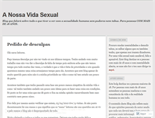 Tablet Screenshot of nossavidasexual.wordpress.com