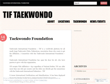 Tablet Screenshot of onlinetaekwondo.wordpress.com