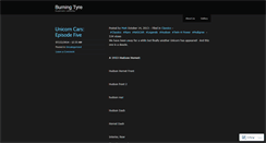 Desktop Screenshot of burningtyre.wordpress.com