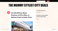 Desktop Screenshot of mommystylist.wordpress.com