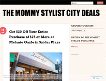 Tablet Screenshot of mommystylist.wordpress.com