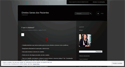 Desktop Screenshot of direitosdospacientes.wordpress.com