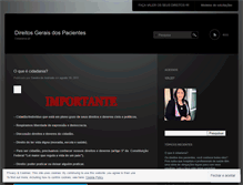 Tablet Screenshot of direitosdospacientes.wordpress.com