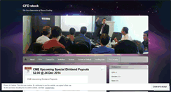 Desktop Screenshot of cfdstock.wordpress.com