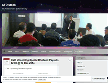 Tablet Screenshot of cfdstock.wordpress.com