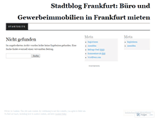 Tablet Screenshot of frankfurtbueroflaechen.wordpress.com