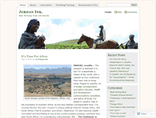 Tablet Screenshot of jordanink.wordpress.com