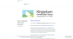 Desktop Screenshot of kingsdownconservationgroup.wordpress.com