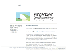Tablet Screenshot of kingsdownconservationgroup.wordpress.com