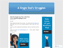 Tablet Screenshot of dadthesingleguy.wordpress.com