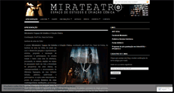 Desktop Screenshot of mirateatro.wordpress.com