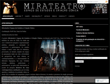 Tablet Screenshot of mirateatro.wordpress.com