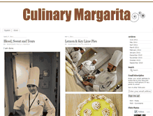 Tablet Screenshot of culinarymargarita.wordpress.com