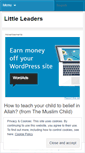 Mobile Screenshot of littleleaders.wordpress.com