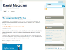 Tablet Screenshot of dfamacadam.wordpress.com